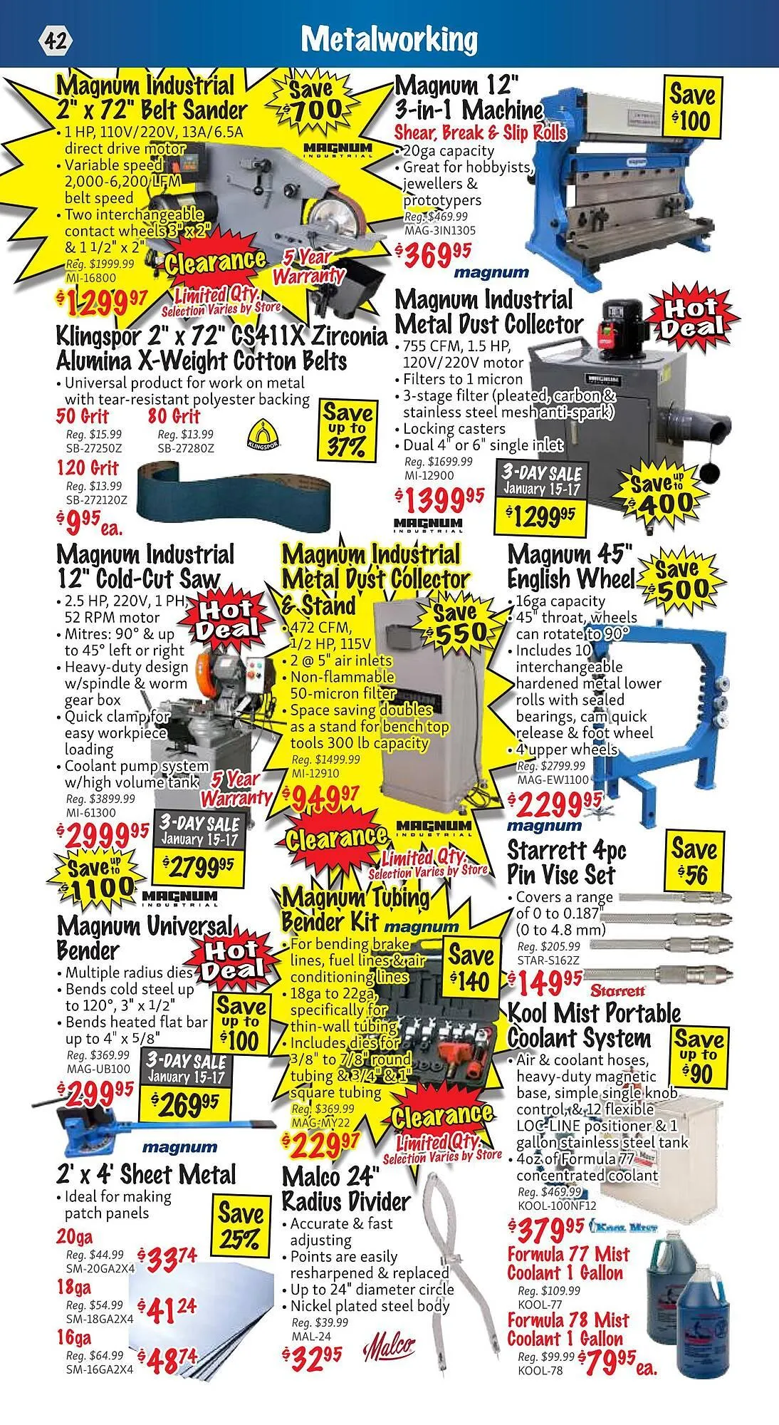KMS Tools flyer from January 1 to January 31 2026 - flyer page 42