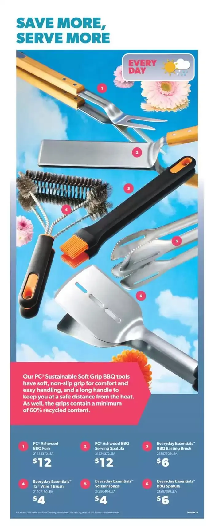 Wide range of offers from March 20 to April 16 2025 - flyer page 15