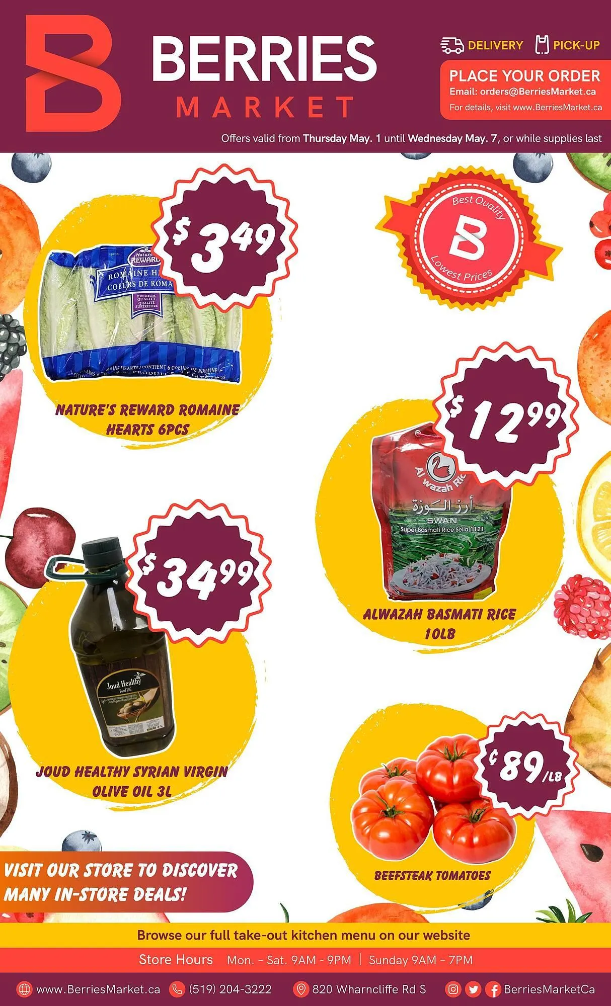 Berries Market flyer from May 1 to May 14 2025 - flyer page 1