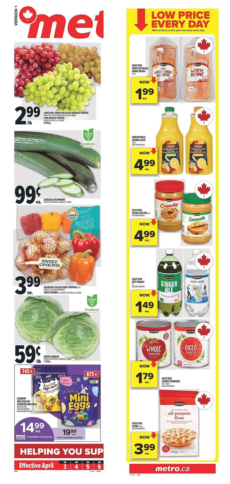 Metro flyer from April 3 to April 10 2025 - flyer page 2