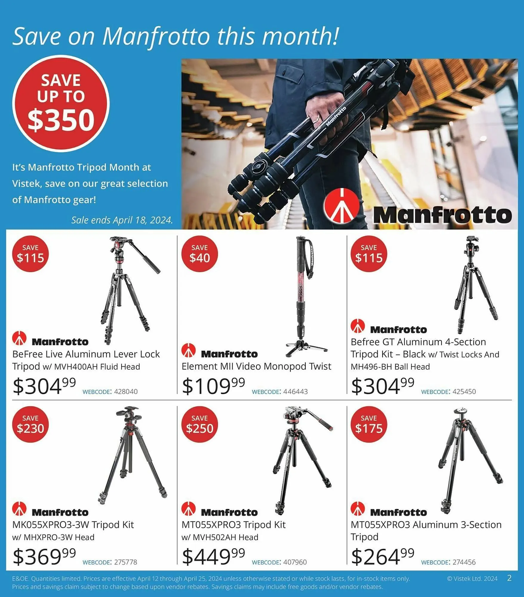 Vistek flyer from April 12 to April 19 2024 - flyer page 2