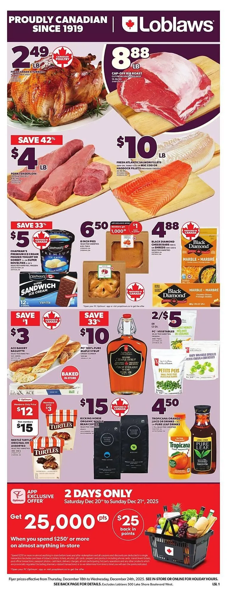 Loblaws flyer from December 18 to December 25 2025 - flyer page 1