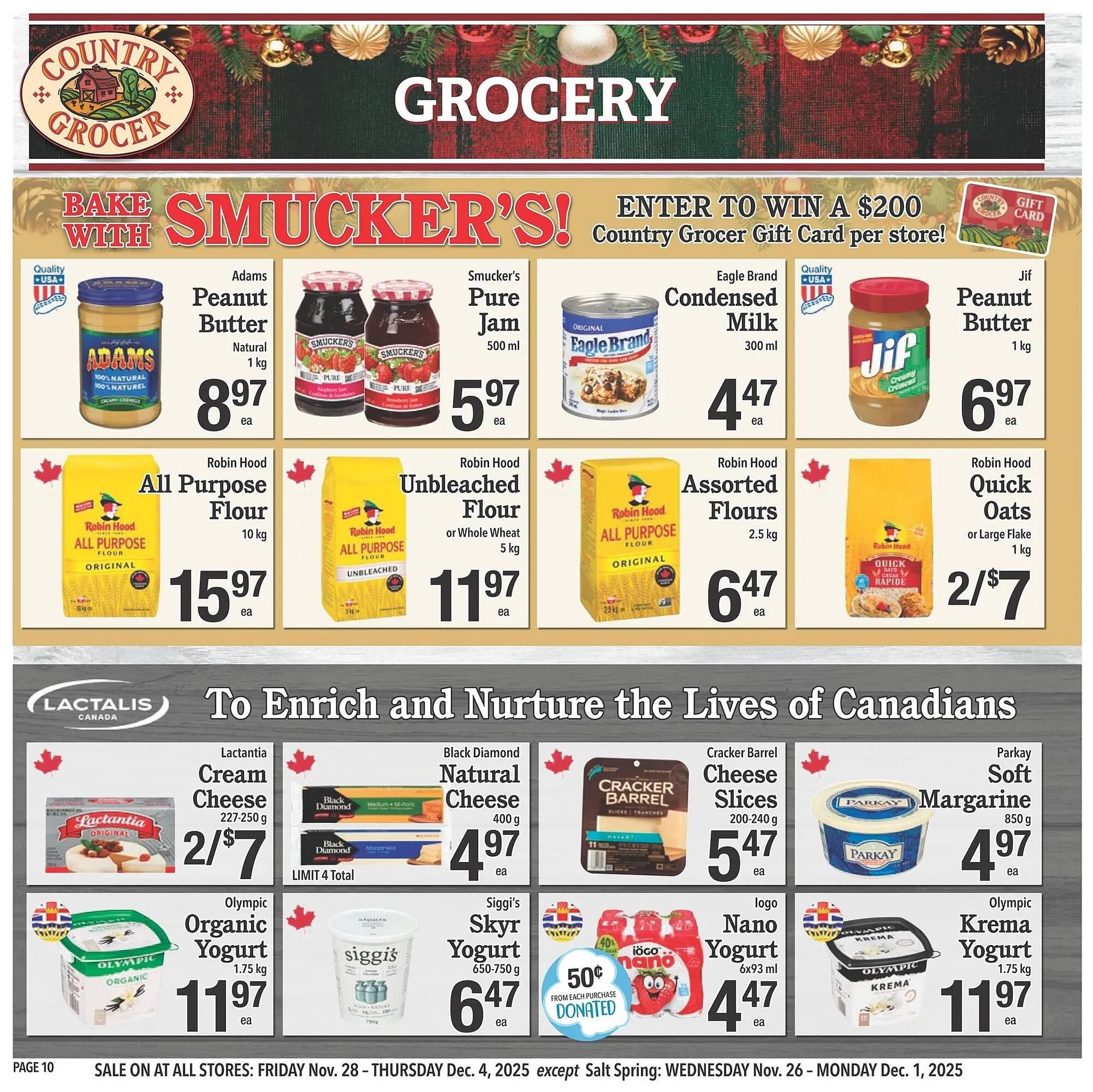 Country Grocer flyer from November 27 to December 3 2025 - flyer page 10