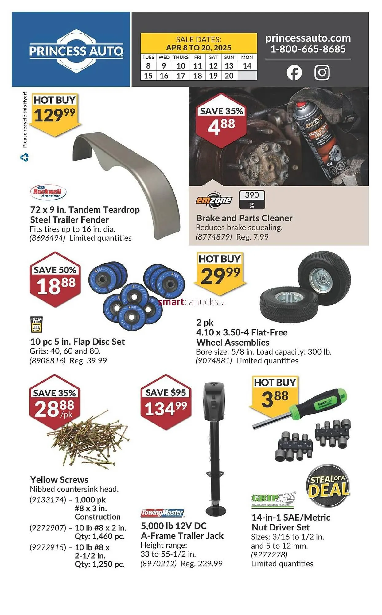 Princess Auto flyer from April 6 to April 12 2025 - flyer page 2