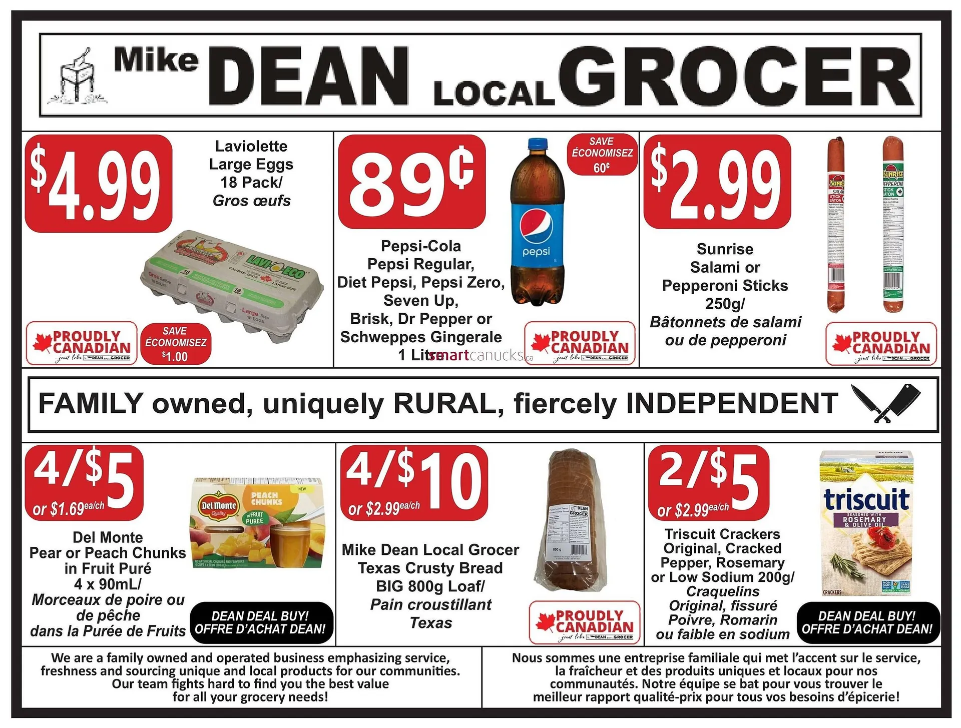 Mike Deans Super Food flyer - 1