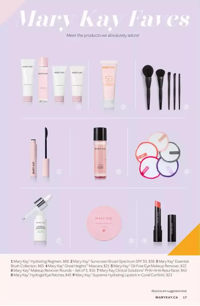 Mary Kay Spring 2025 from February 17 to March 20 2025 - flyer page 17
