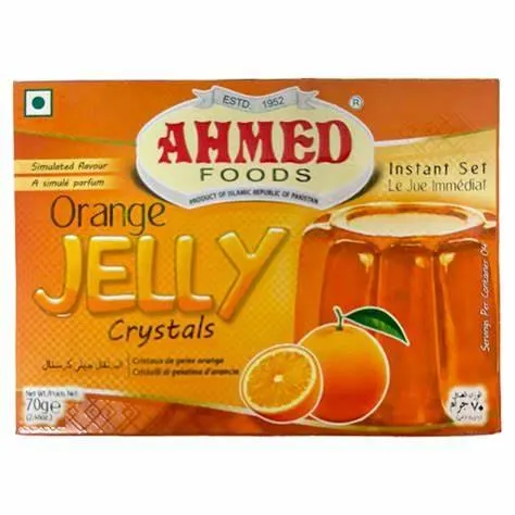 Ahmed Crystal Jelly Orange 85g