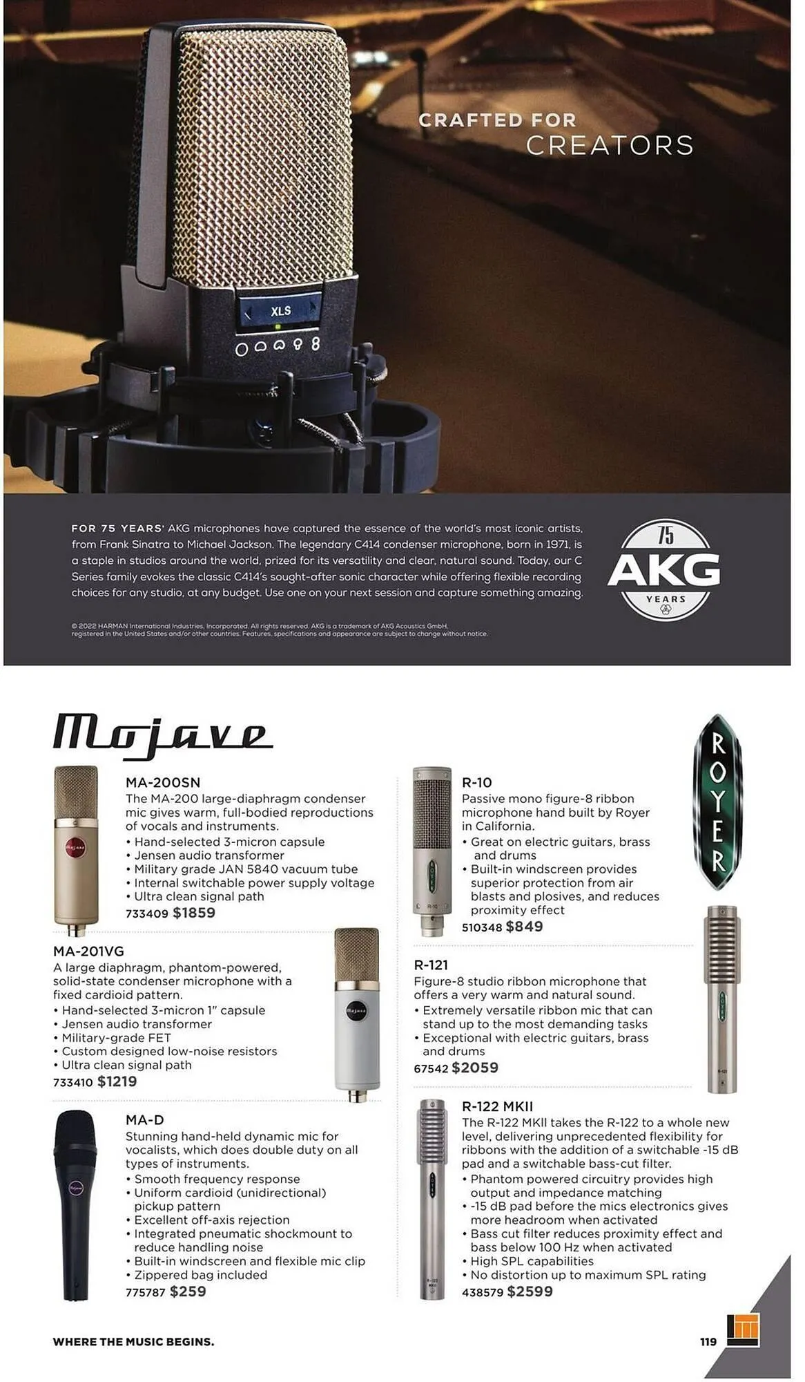 Long & McQuade flyer from November 5 to July 31 2026 - flyer page 119