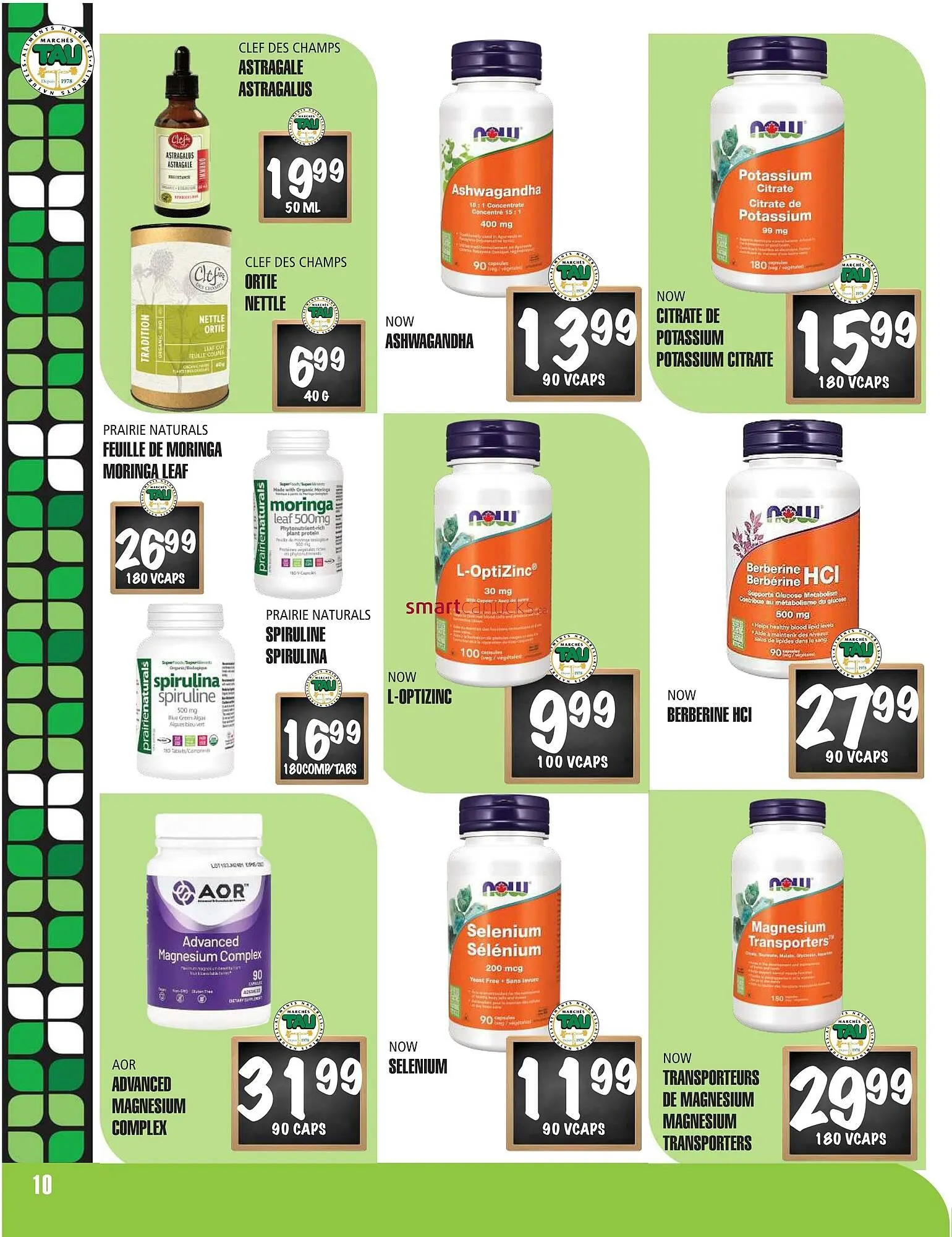 Marches Tau flyer from August 4 to August 31 2025 - flyer page 10