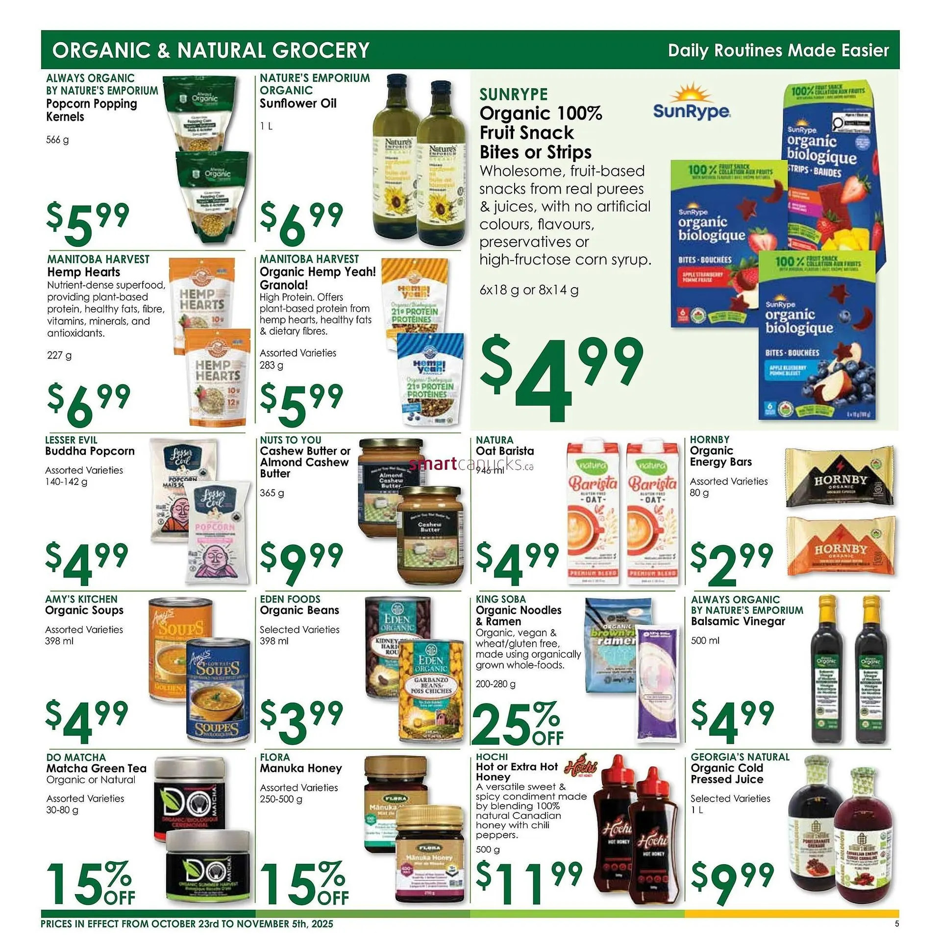 Nature's Emporium flyer from October 23 to November 5 2025 - flyer page 5