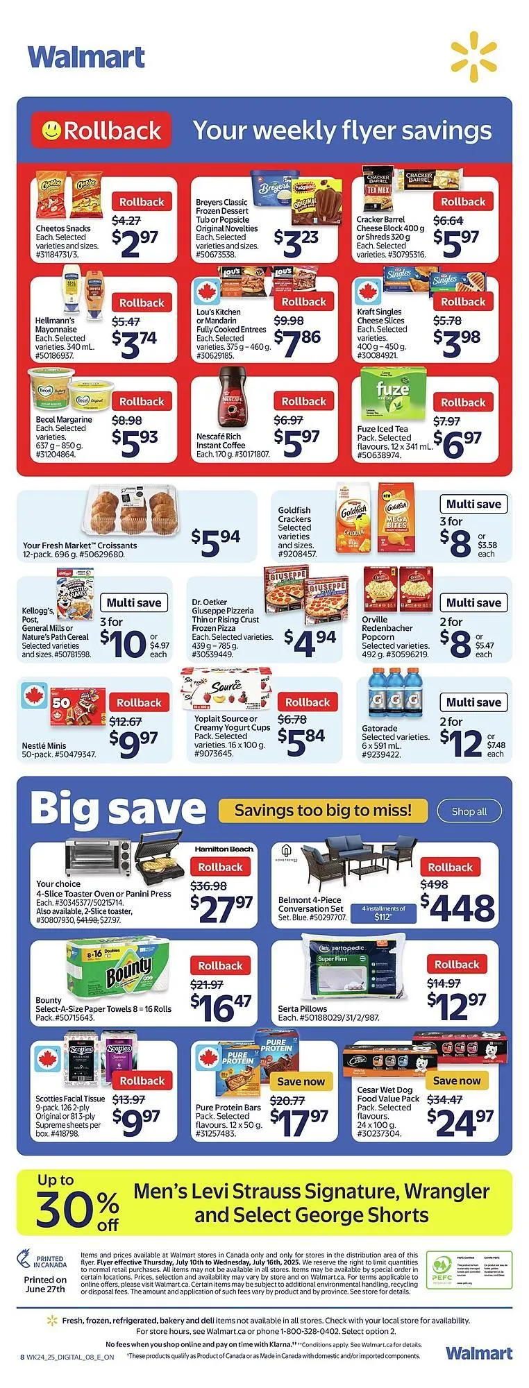 Walmart flyer from July 11 to July 18 2025 - flyer page 2