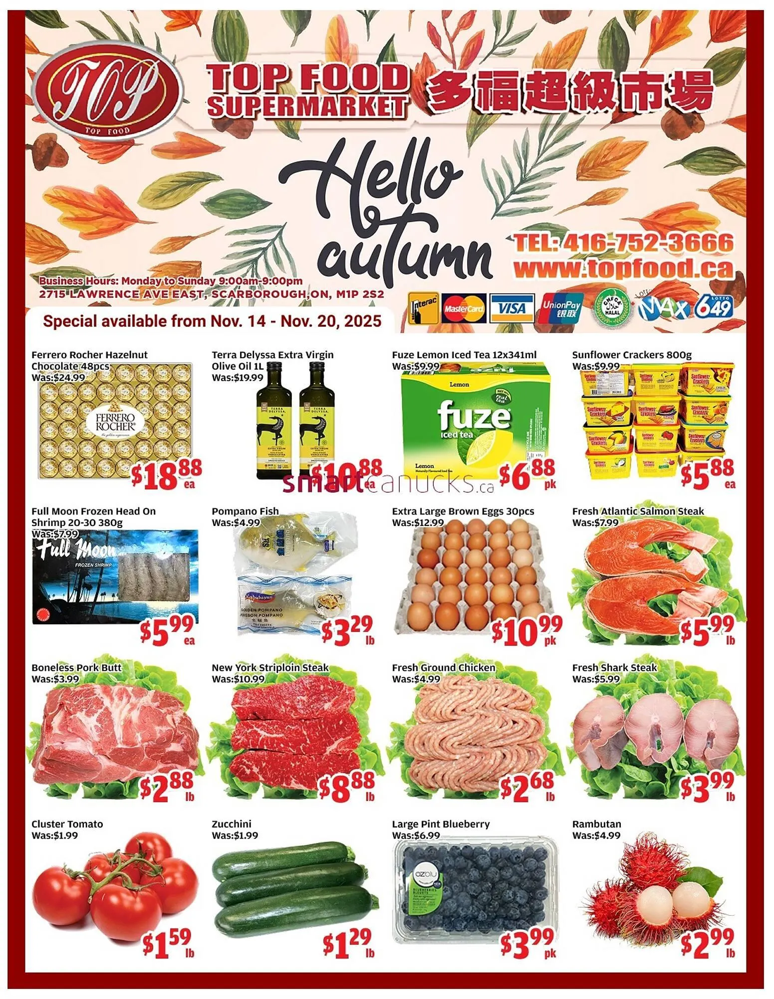 Top Food Supermarket flyer from November 13 to December 10 2025 - flyer page 1