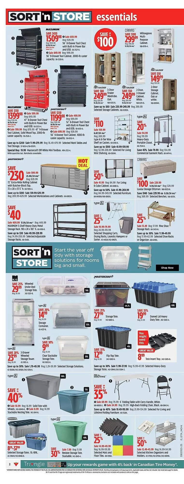 Canadian Tire flyer from December 25 to January 1 2026 - flyer page 2