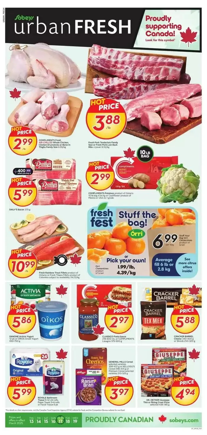 Save now with our deals from March 13 to March 19 2025 - flyer page 1