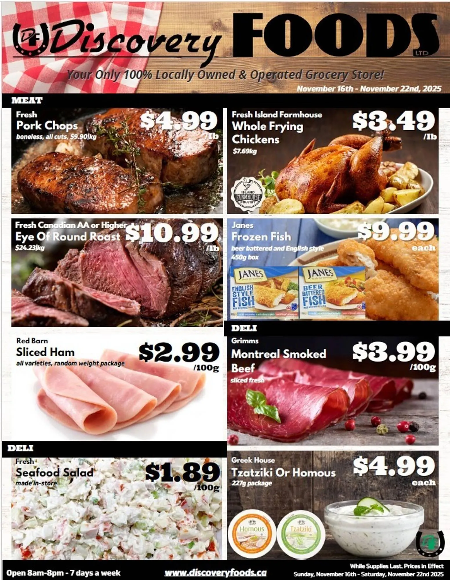Discovery Foods flyer from November 16 to November 22 2025 - flyer page 1