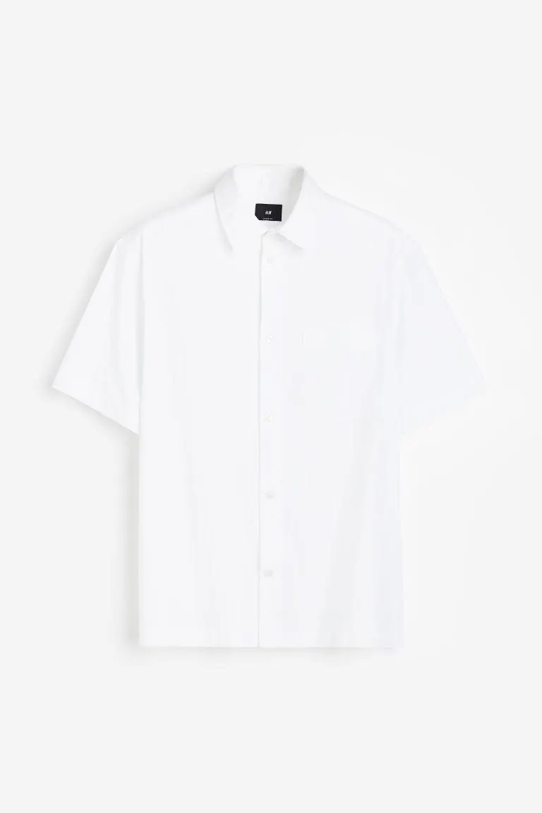 Relaxed Fit Short-sleeved Shirt