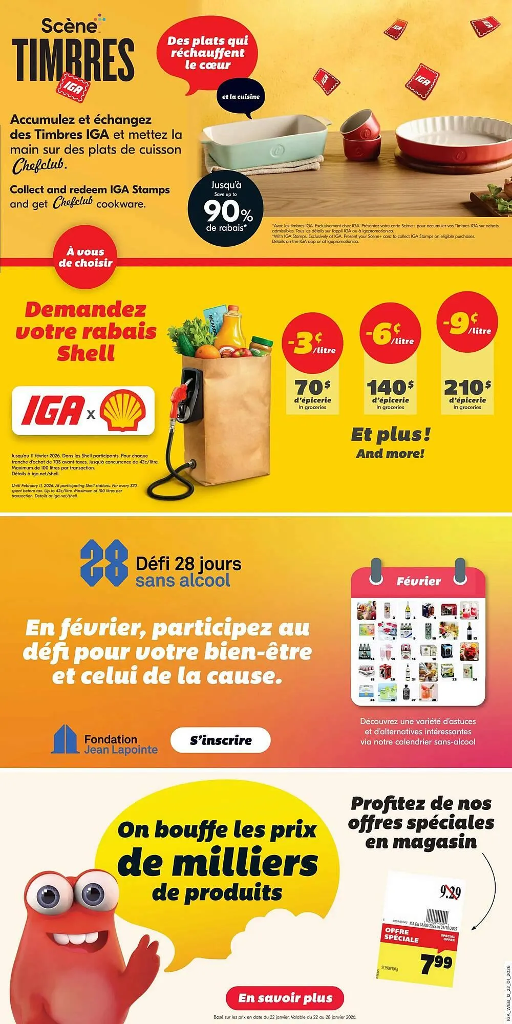 IGA flyer from January 22 to January 28 2026 - flyer page 14