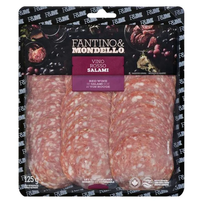 Fantino & Mondello - Vino Rosso Sliced Dry Salami