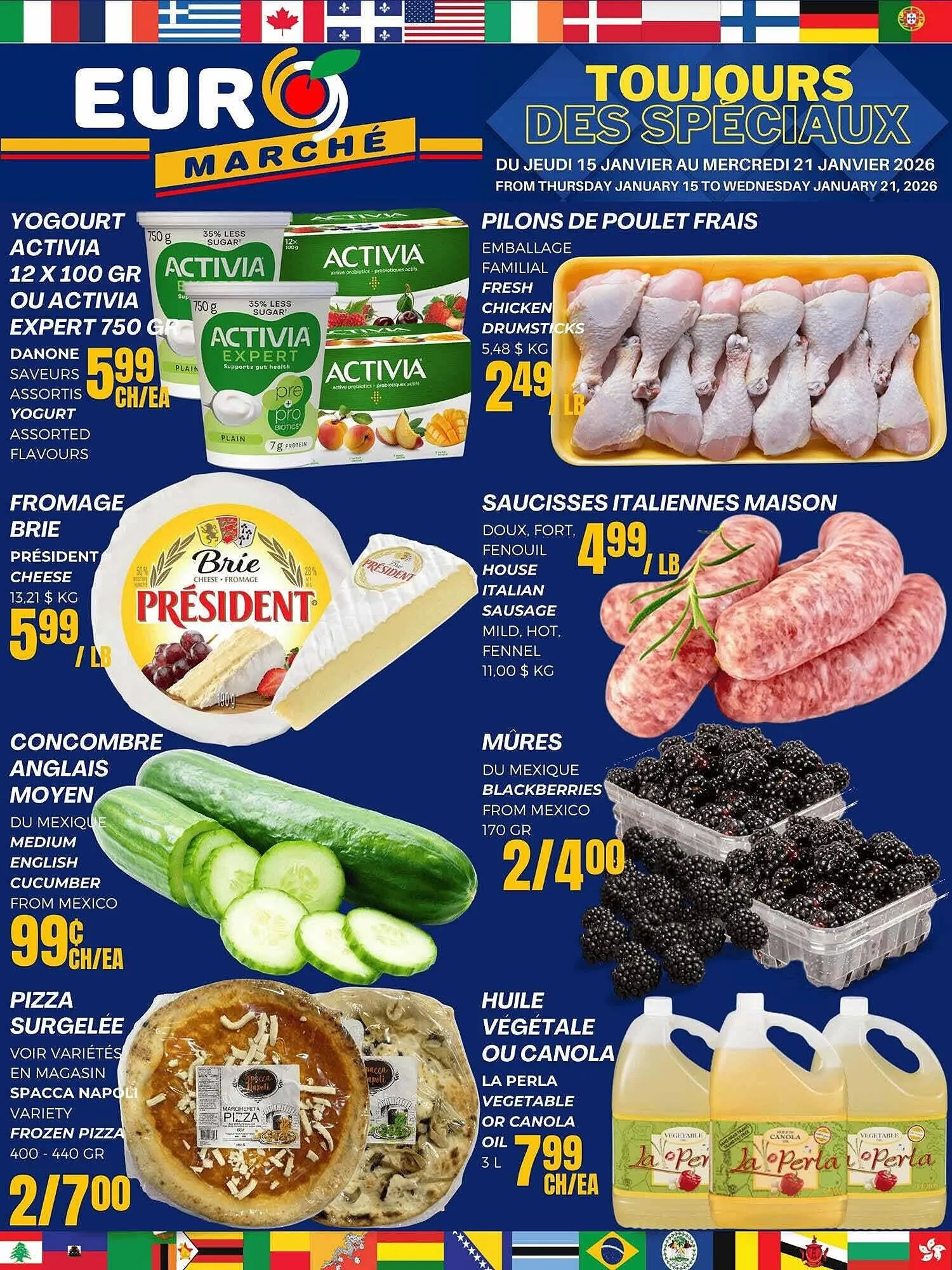 Euromarché flyer from January 12 to January 19 2026 - flyer page 1