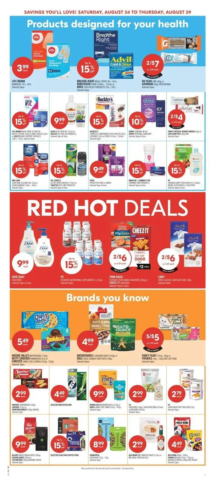 Exclusive deals and bargains from August 24 to August 29 2024 - flyer page 10