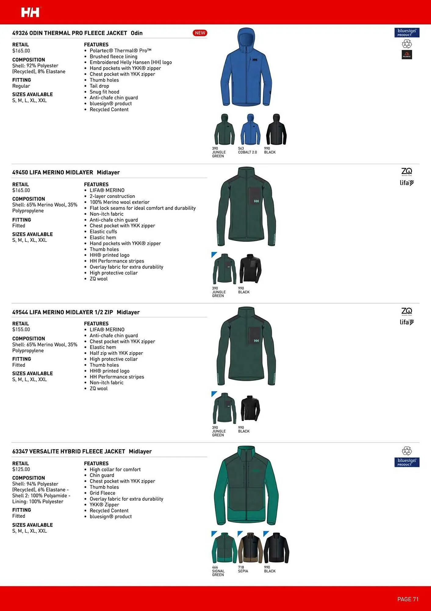 Helly Hansen flyer from September 11 to February 28 2026 - flyer page 71