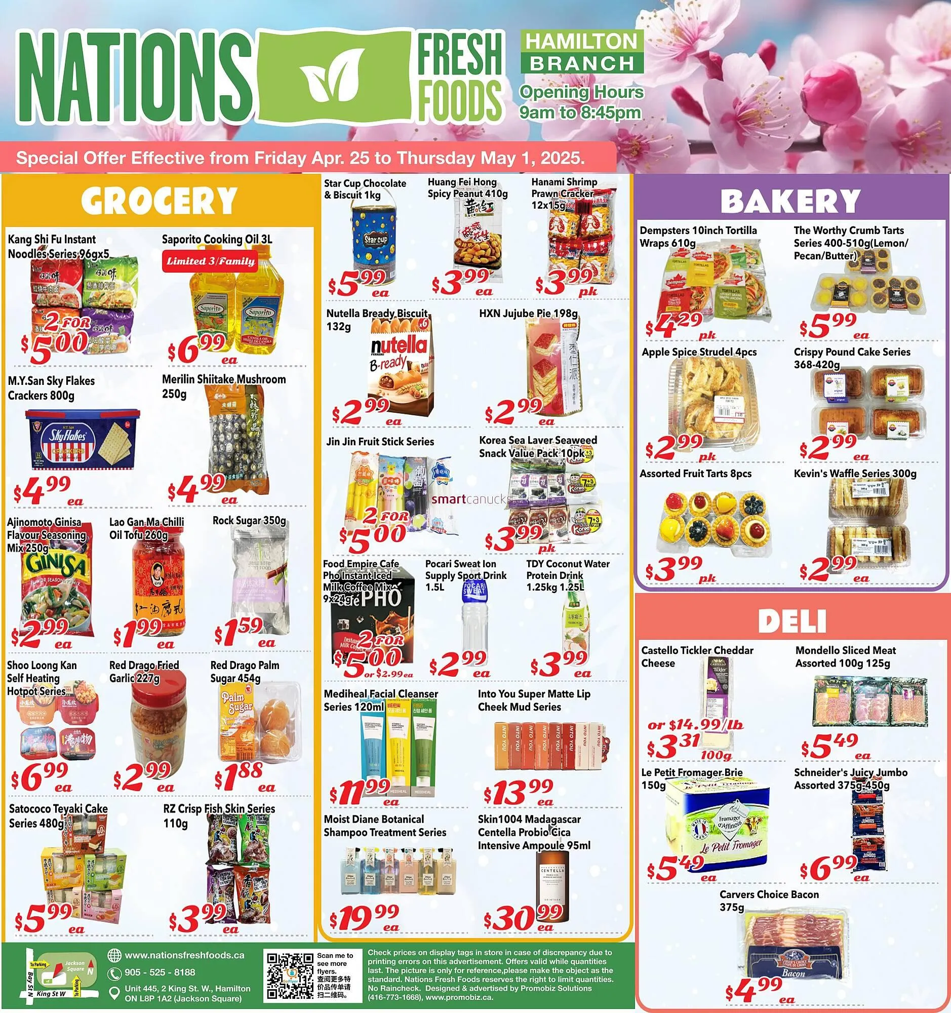 Nations Fresh Foods flyer from April 25 to May 1 2025 - flyer page 1