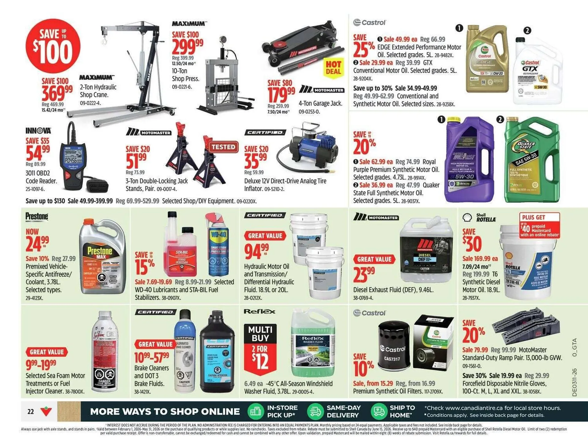 Canadian Tire flyer from March 12 to April 2 2026 - flyer page 31