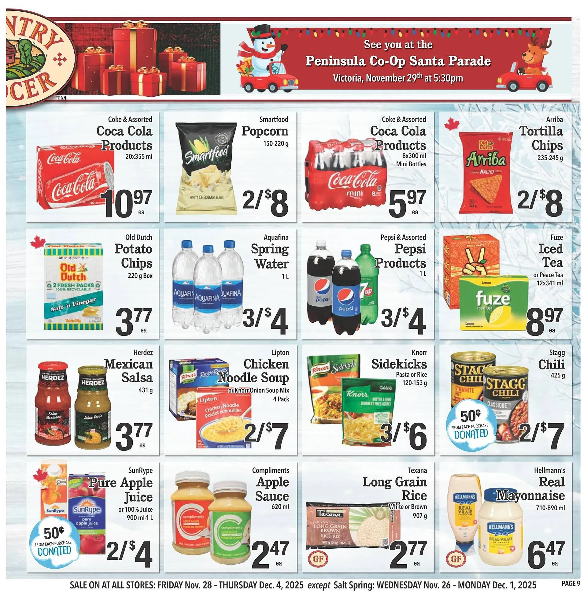 Country Grocer flyer from November 27 to December 3 2025 - flyer page 9
