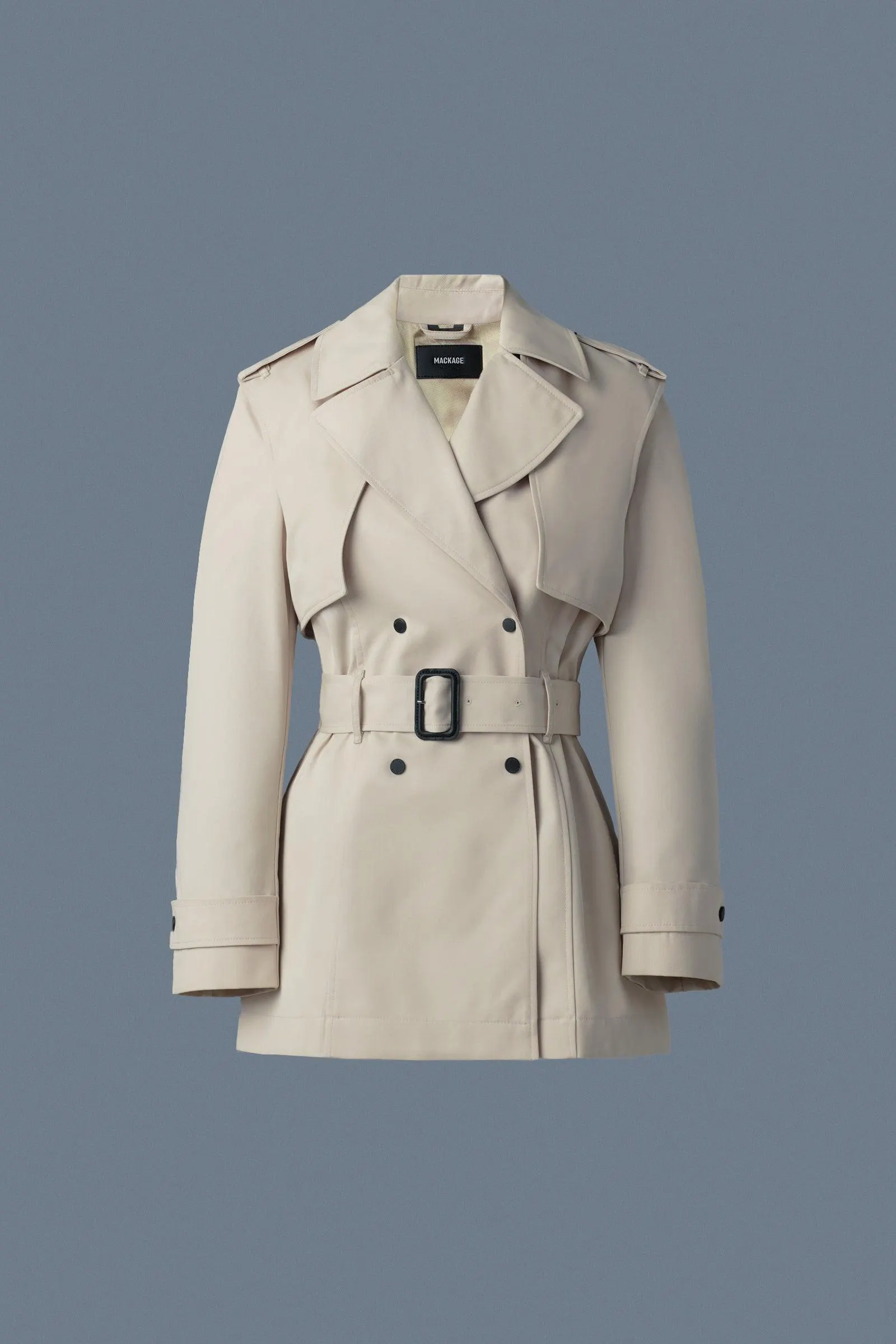 ADVA Mid-Length Buckled Belt Trench