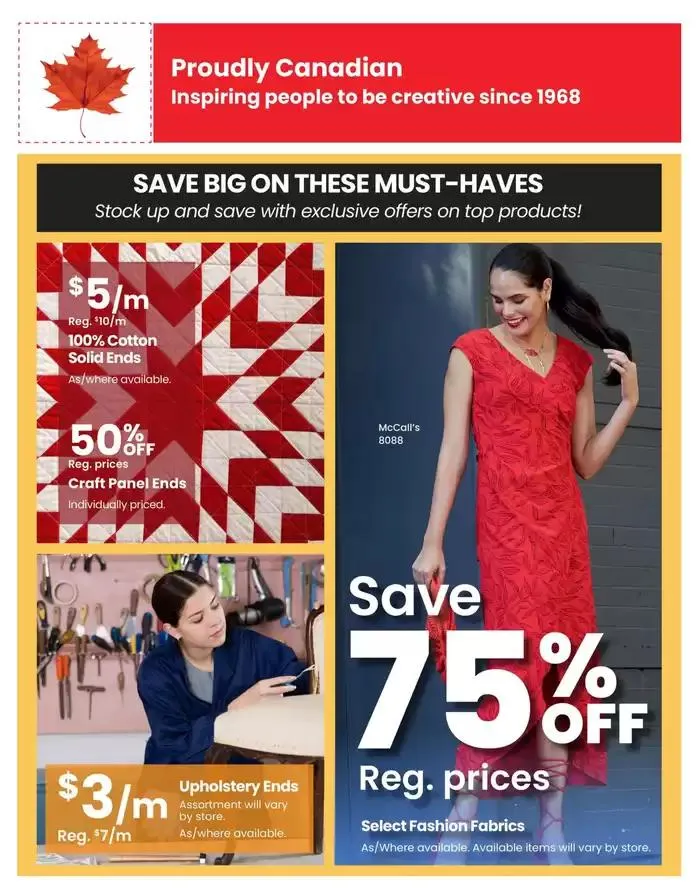 Flyer from March 1 to March 31 2025 - flyer page 13