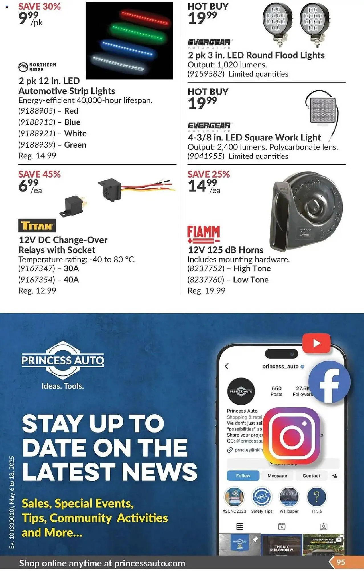 Princess Auto flyer from May 6 to May 18 2025 - flyer page 100