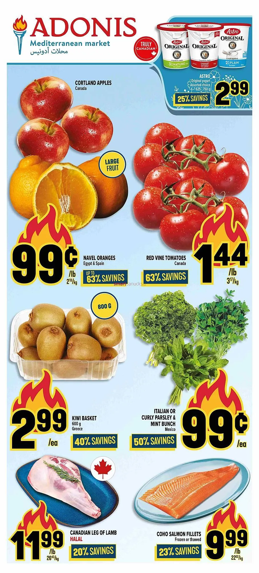 Marché Adonis flyer from April 3 to April 9 2025 - flyer page 1