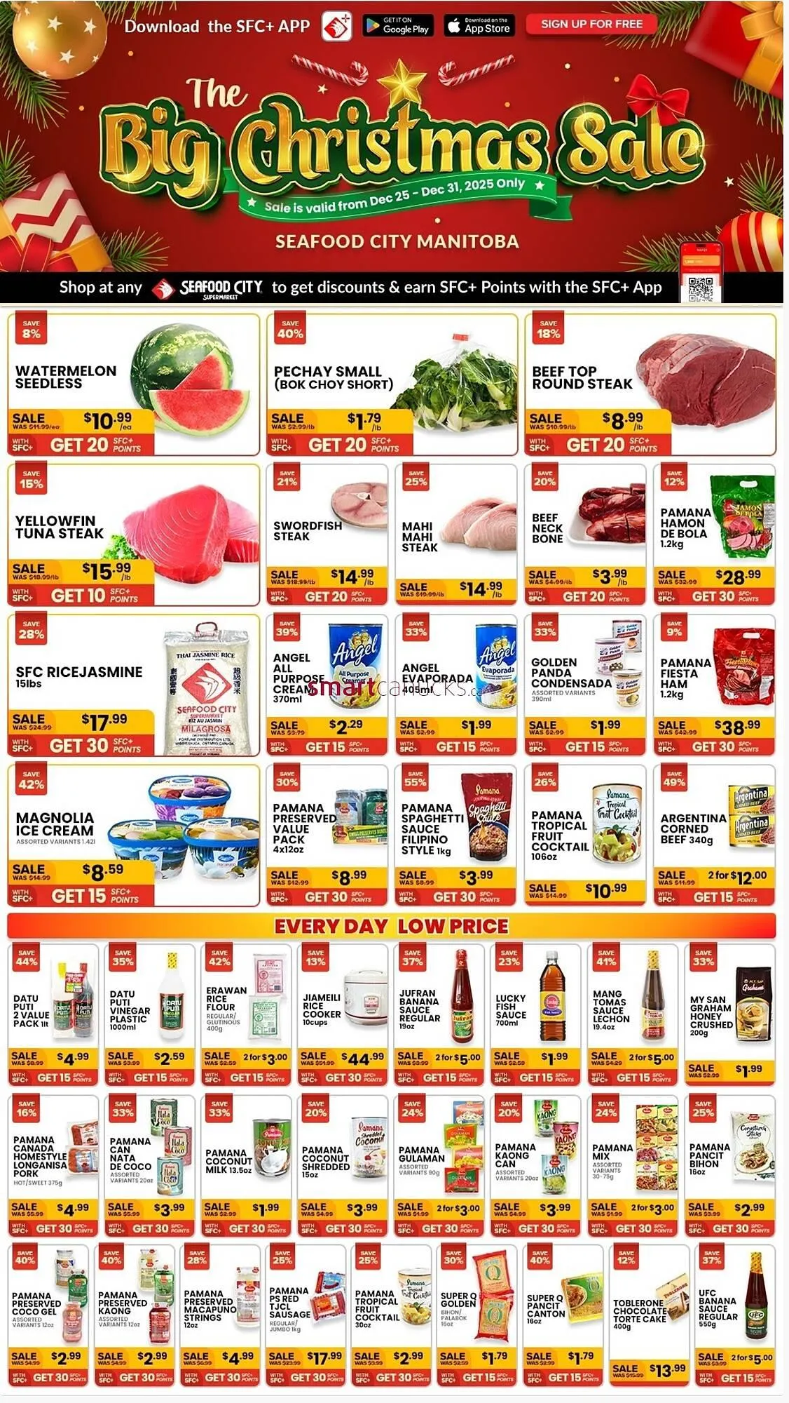 Seafood City Supermarket weekly ad from December 25 to December 31 2025 - flyer page 1