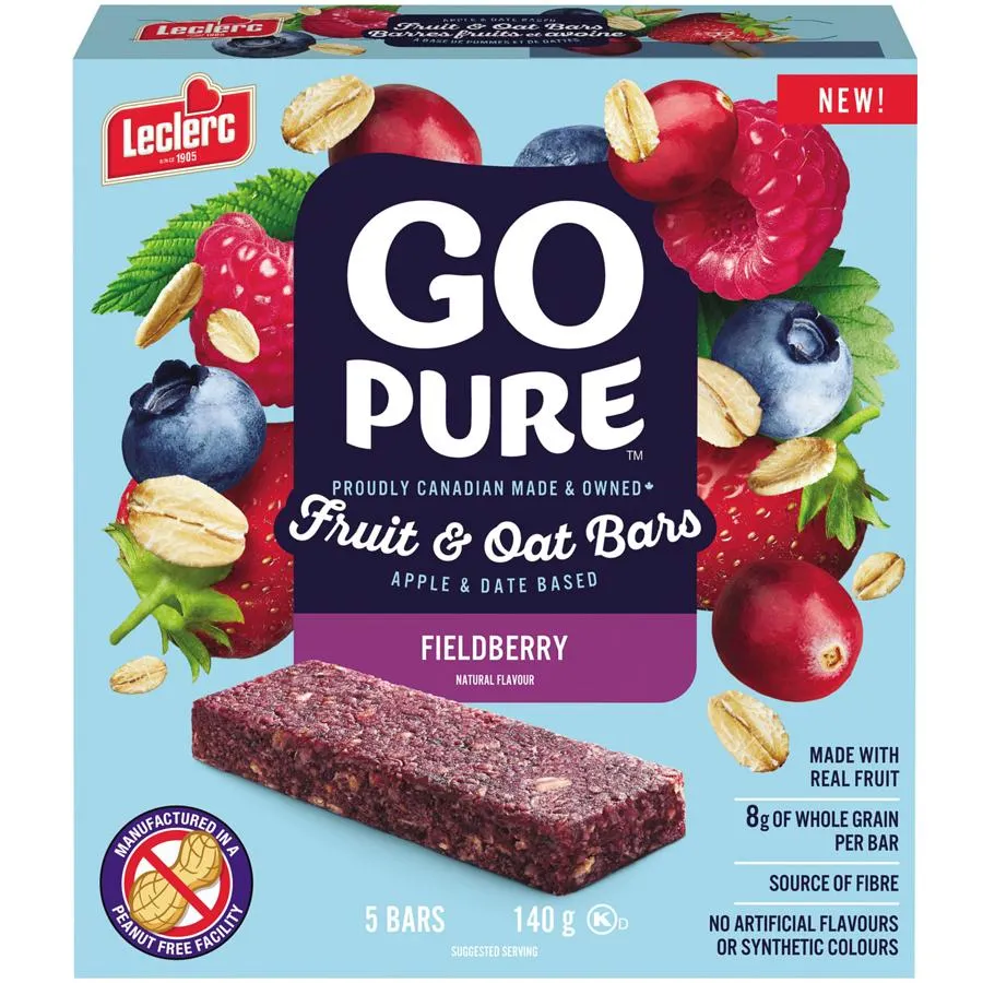 Go Pure Fruit & Oat Bars Fieldberry
