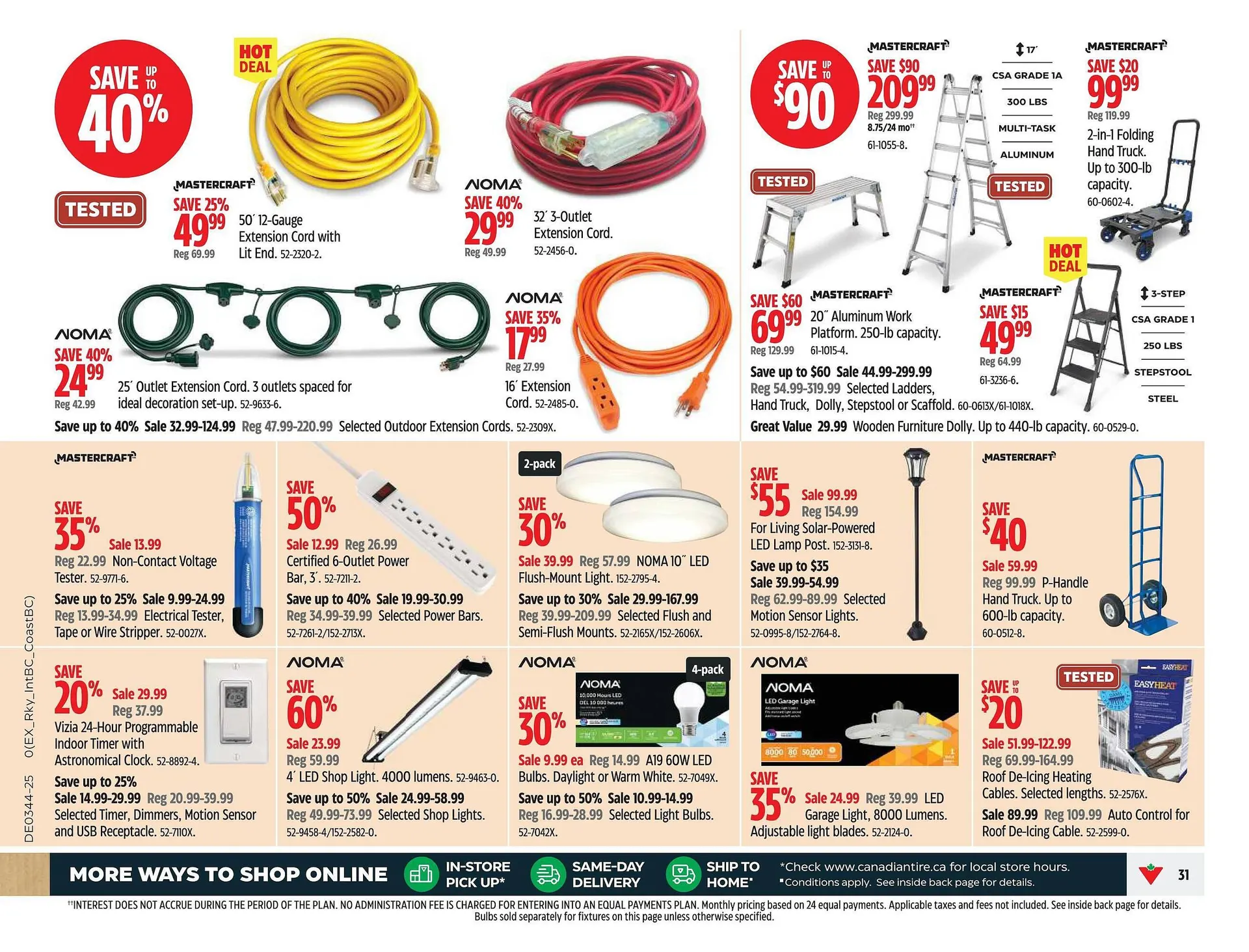 Canadian Tire flyer from October 23 to October 29 2025 - flyer page 31