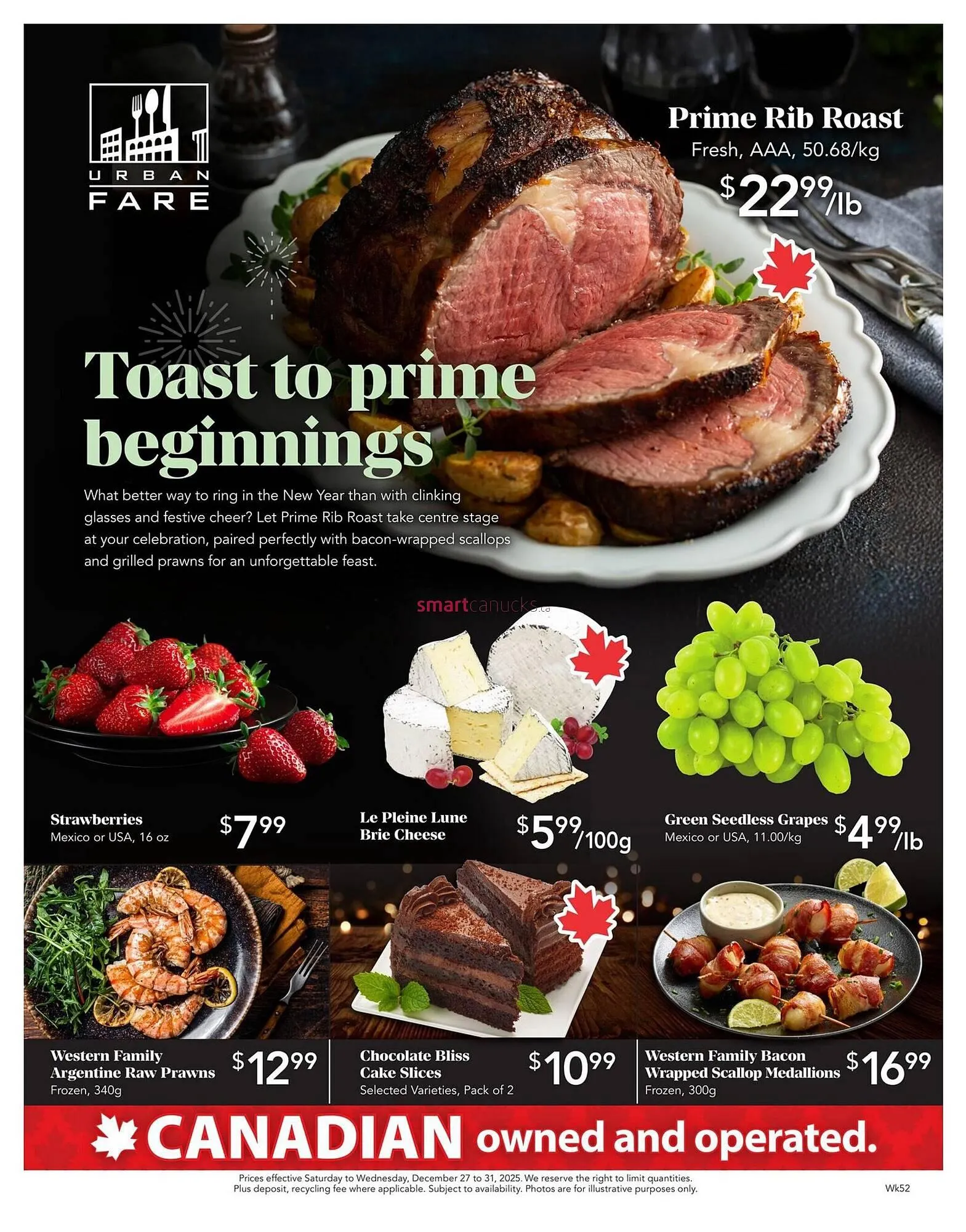 Urban Fare flyer from December 27 to December 31 2025 - flyer page 1