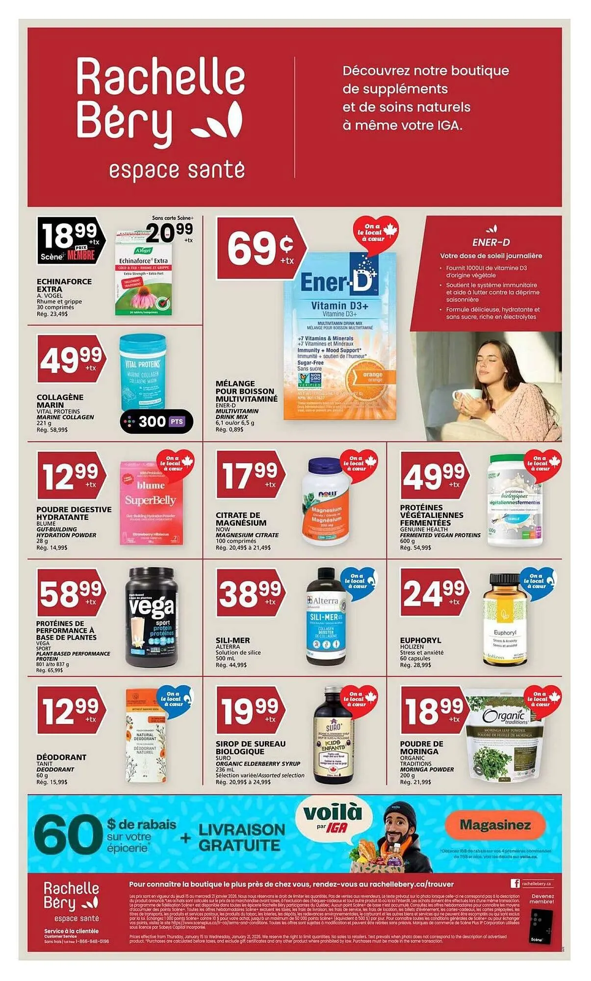 Rachelle-Bery Pharmacy flyer from January 15 to January 22 2026 - flyer page 1