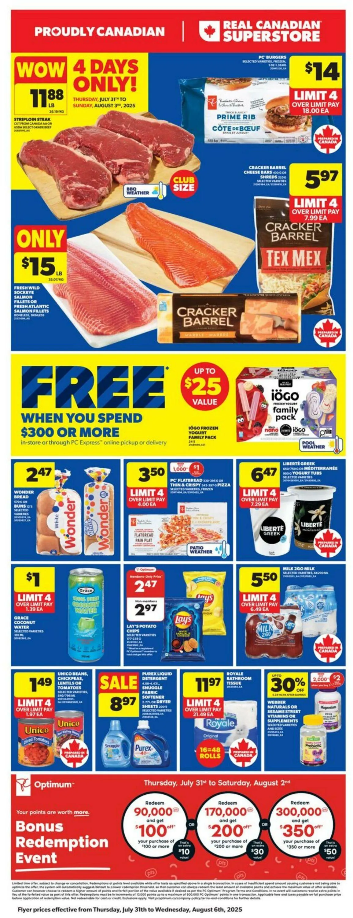 Real Canadian Superstore Current flyer from July 31 to August 6 2025 - flyer page 3