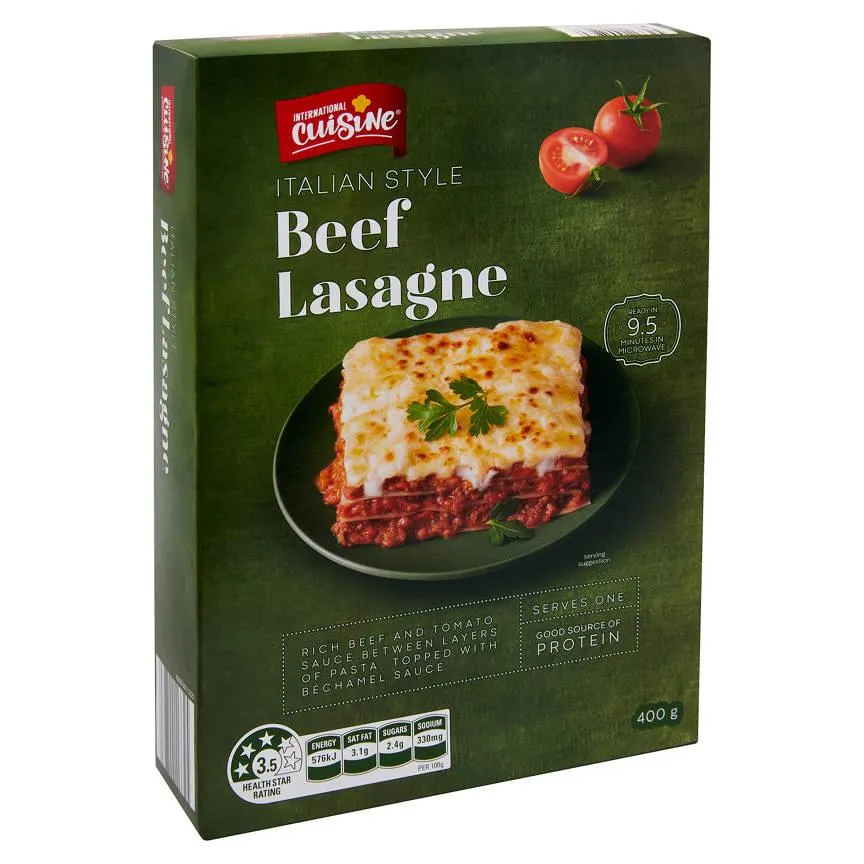 Beef Lasagne 400g