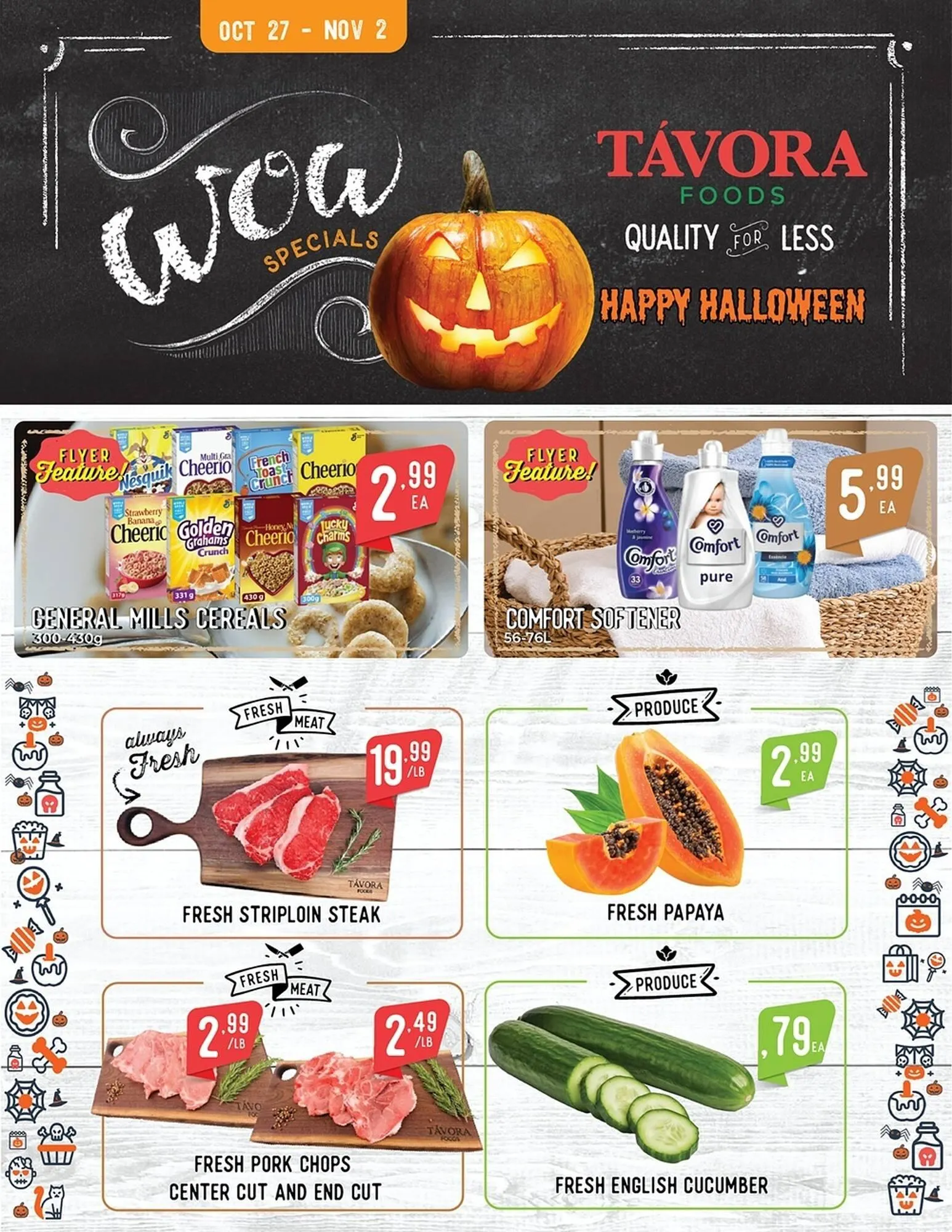 Tavora Foods flyer from October 27 to November 2 2025 - flyer page 1