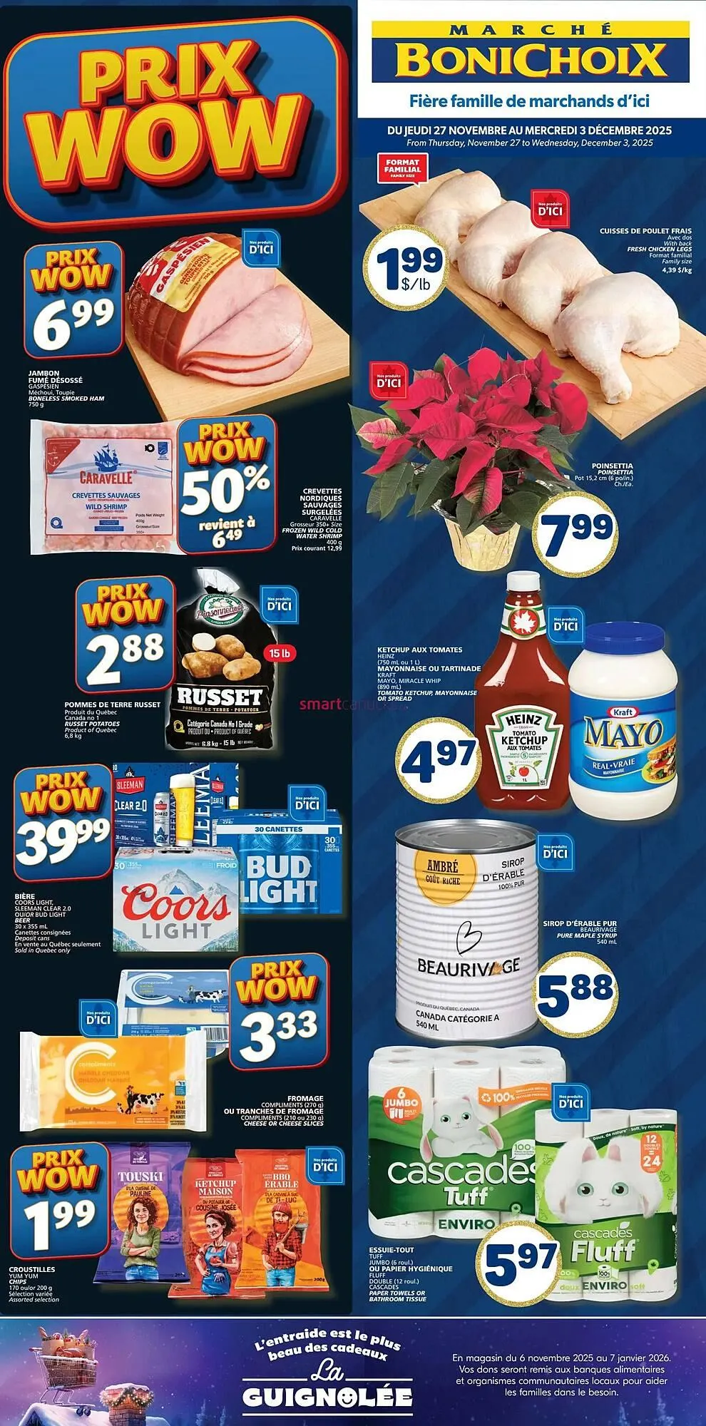 Marché Bonichoix flyer from November 27 to December 3 2025 - flyer page 1