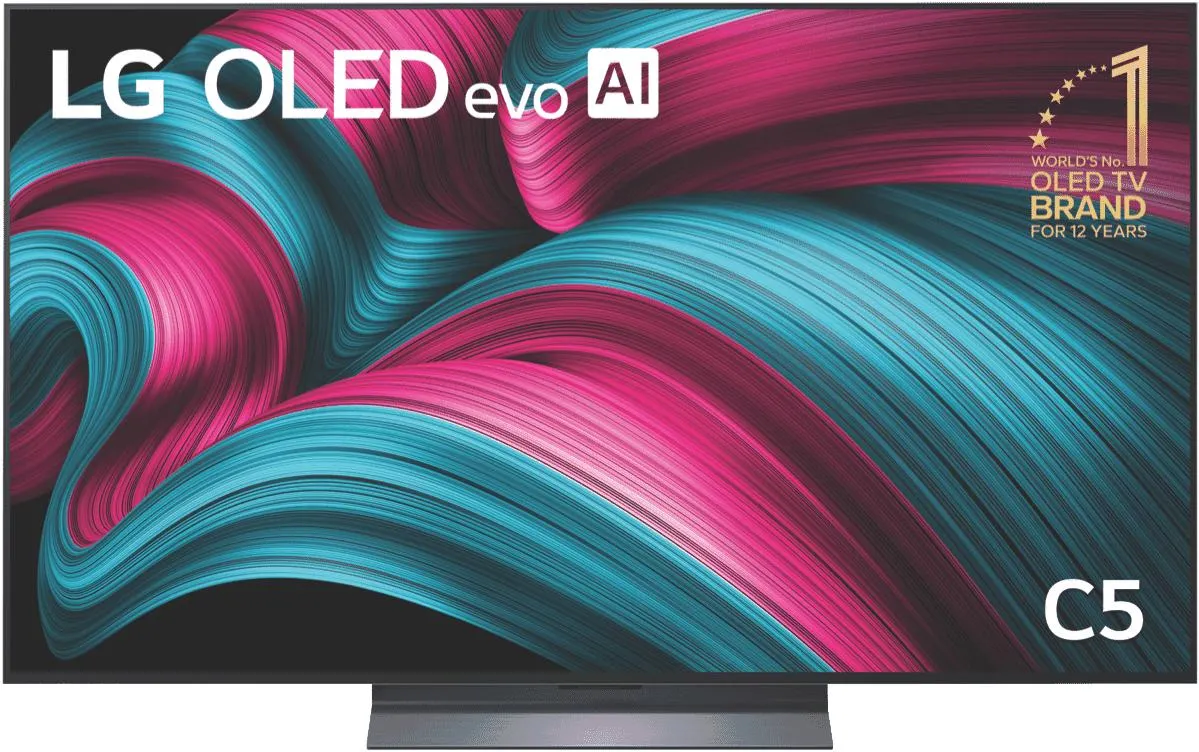 LG 55" OLED EVO C5 AI UHD 4K Smart TV 2025