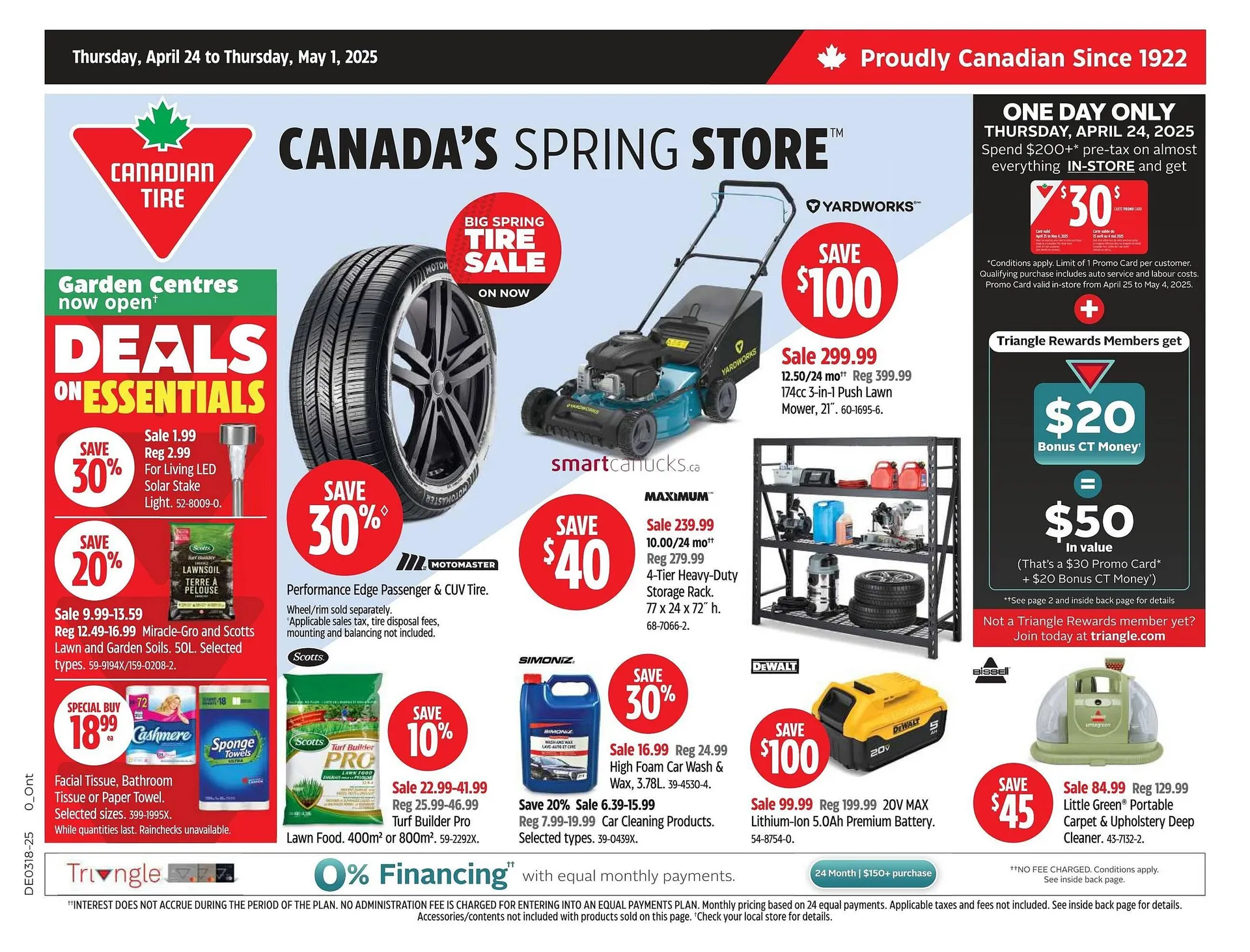 Canadian Tire flyer from April 24 to May 1 2025 - flyer page 14