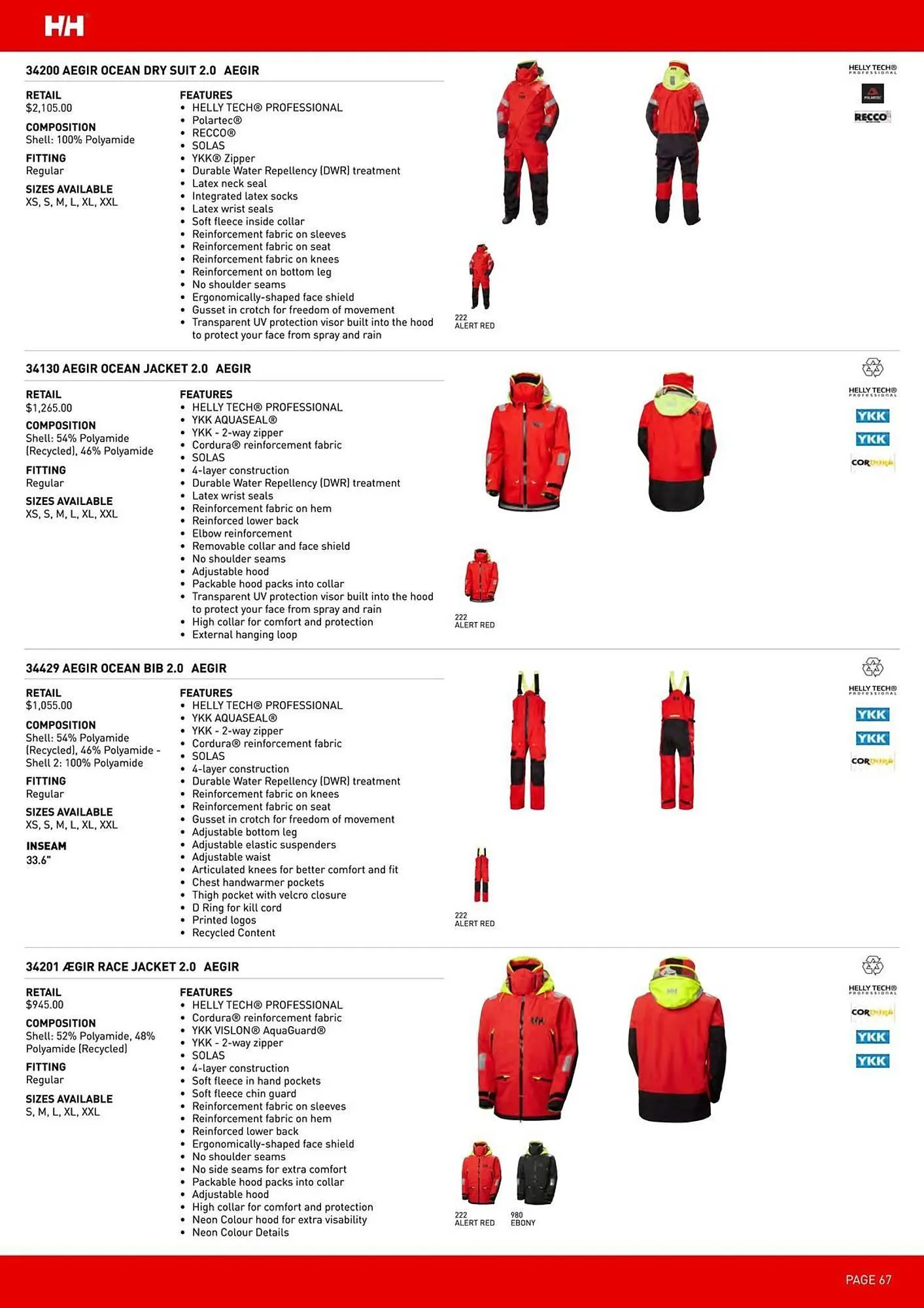 Helly Hansen flyer from March 12 to May 31 2026 - flyer page 67