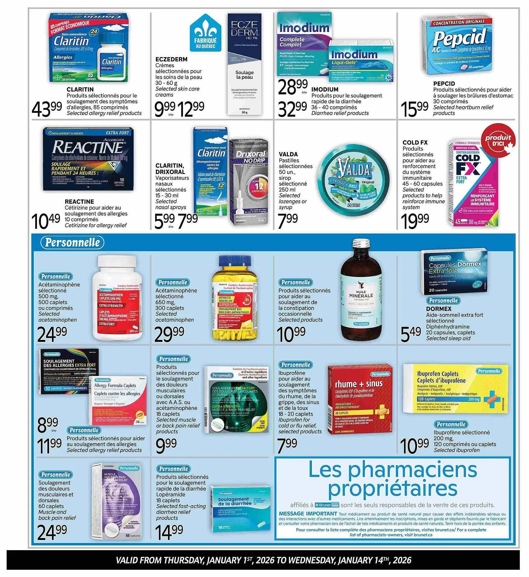 Brunet flyer from January 1 to January 8 2026 - flyer page 3