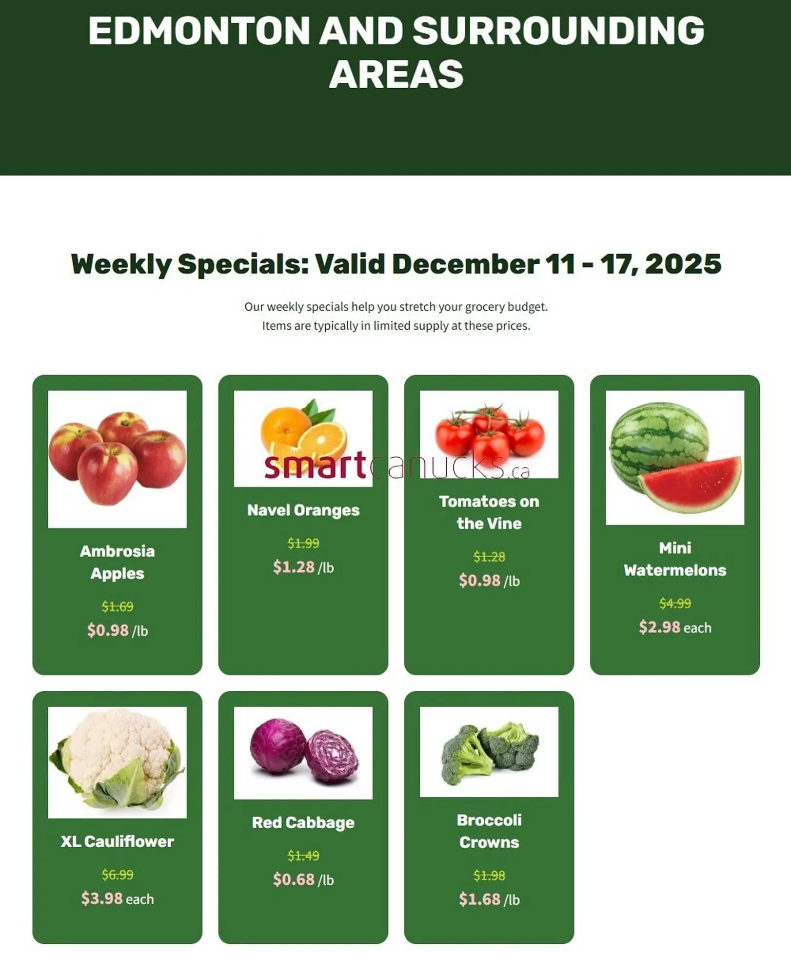 H&W Produce flyer from December 11 to December 17 2025 - flyer page 2