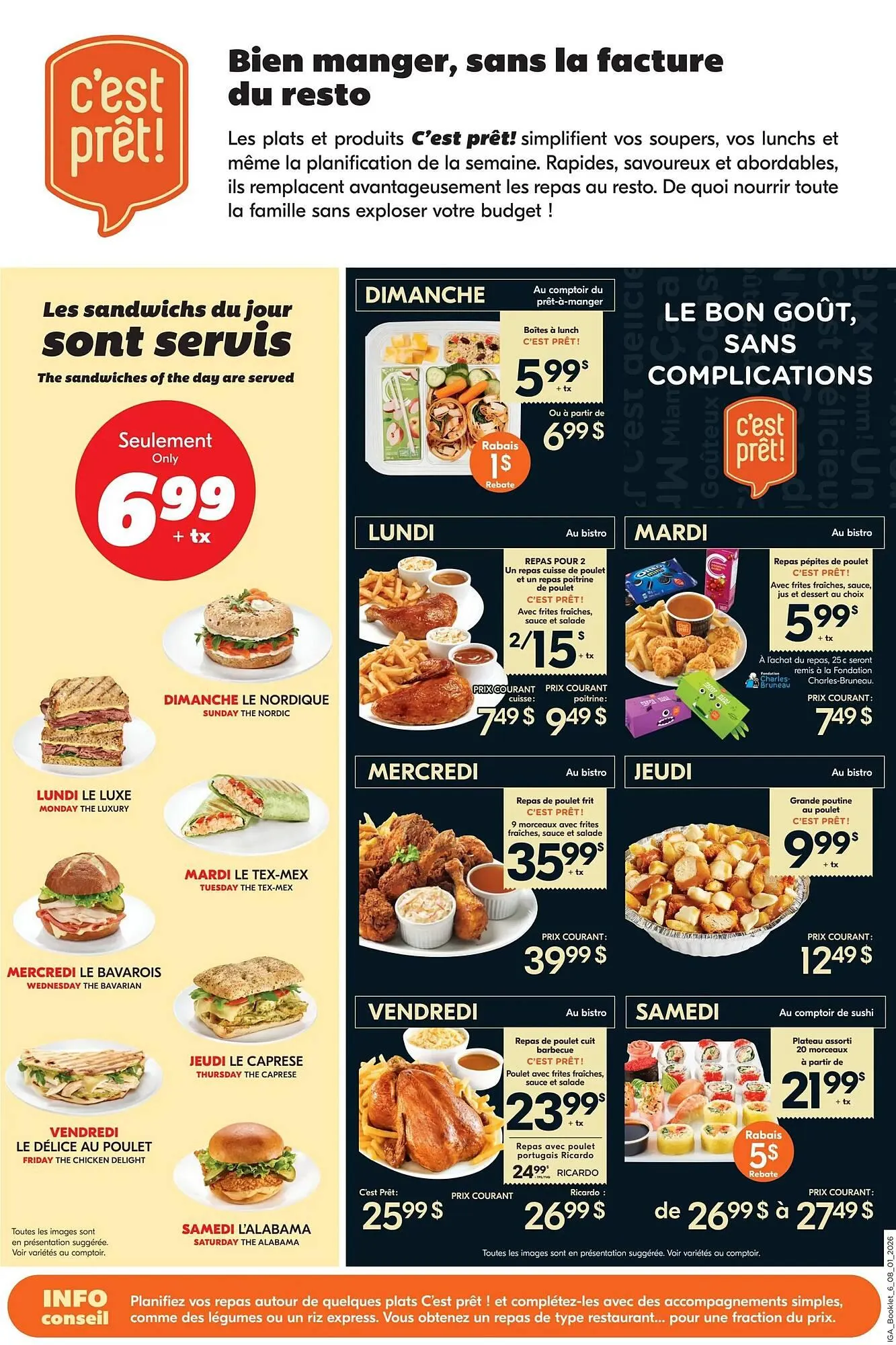 IGA flyer from January 8 to January 14 2026 - flyer page 21