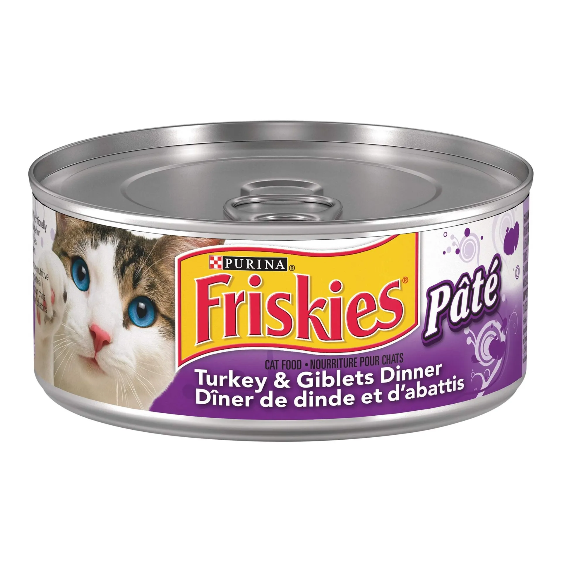 Purina Friskies® Pate Turkey & Giblets Dinner Wet Cat Food, 156-g