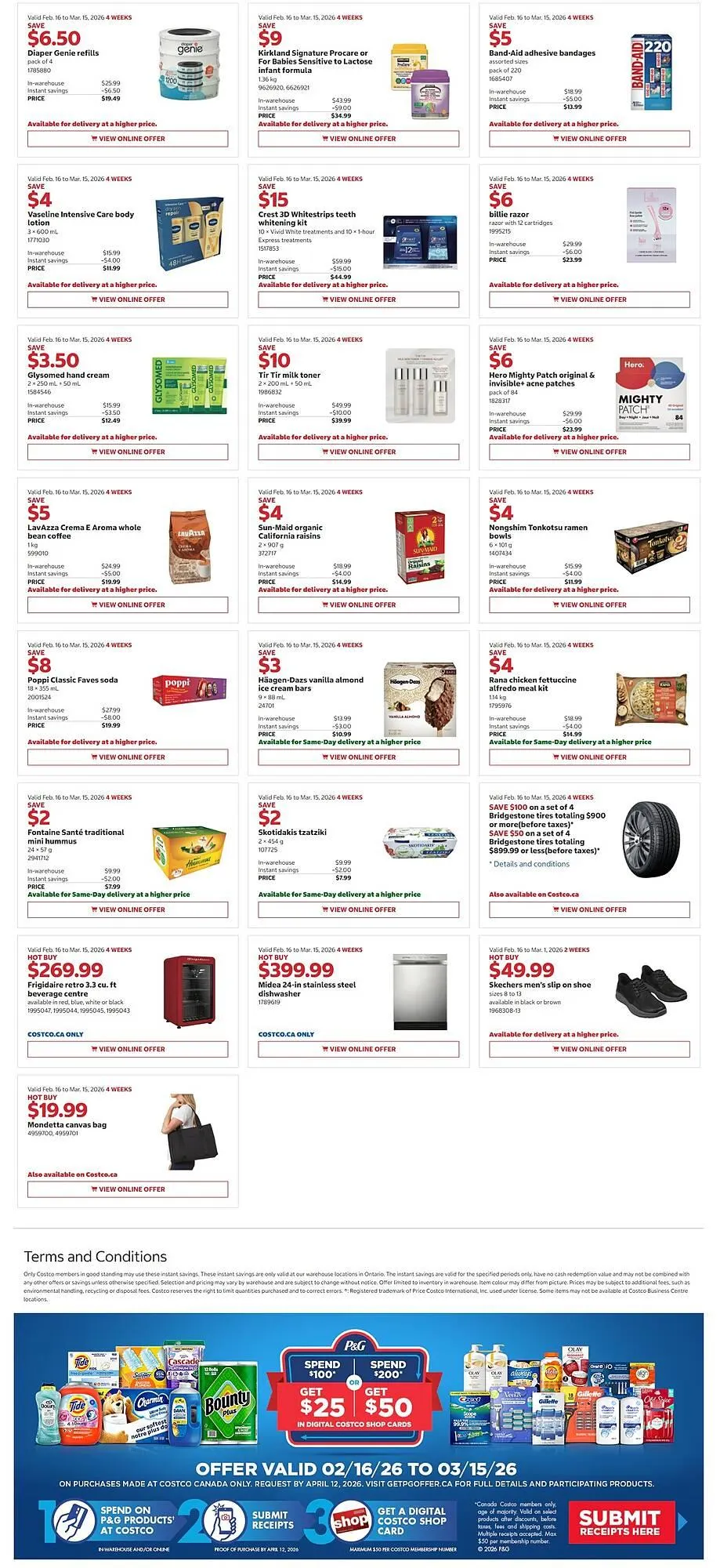 Costco flyer from February 16 to March 1 2026 - flyer page 3