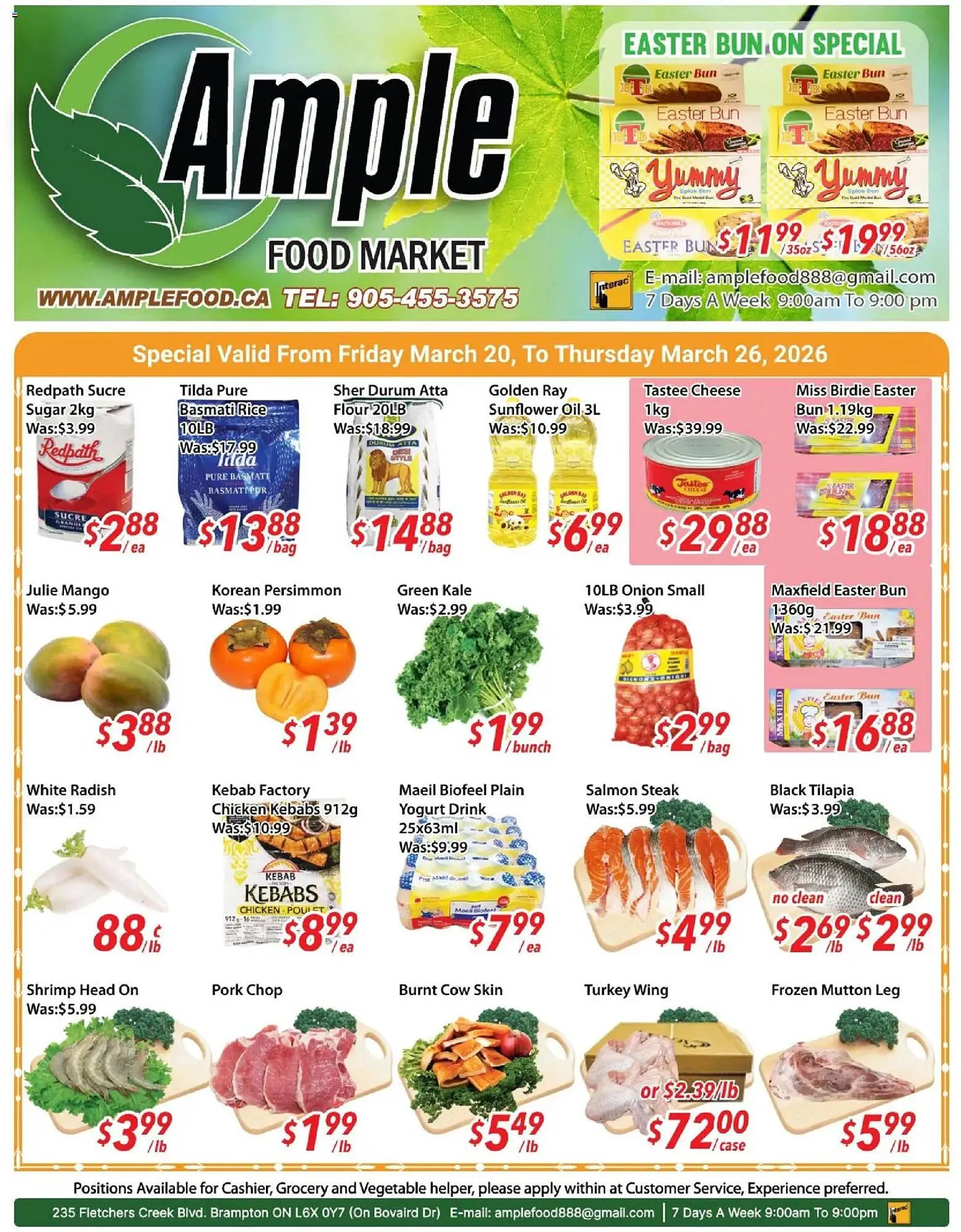 Ample Food Market flyer from March 20 to March 26 2026 - flyer page 1